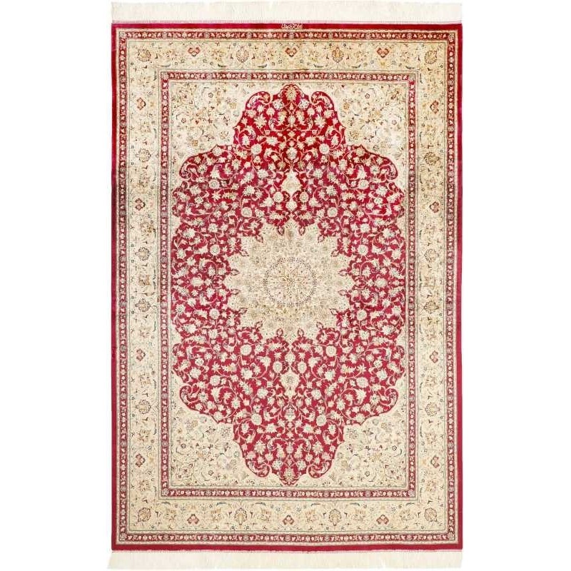 tappeto persia ghom seta cm 161x236