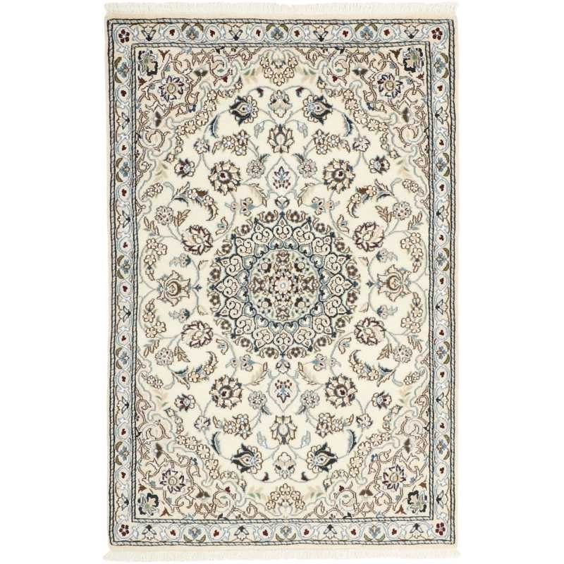 tappeto persia nain fine con seta cm 86x134