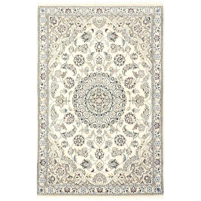 tappeto persia nain fine con seta cm 86x133