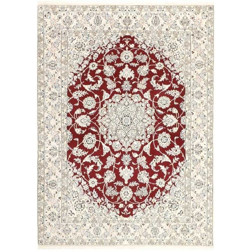 tappeto persia nain fine con seta cm 148x202