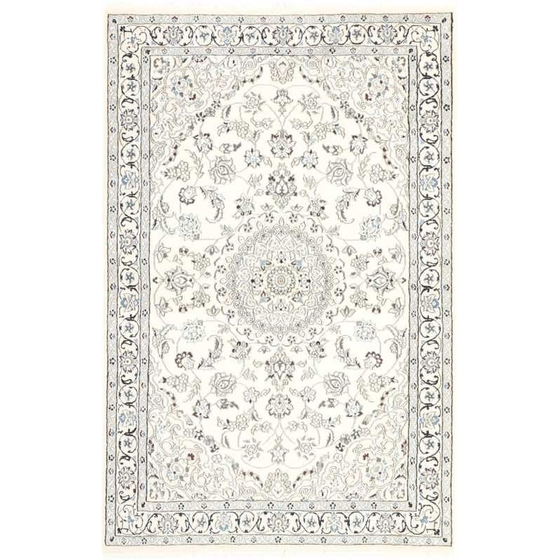 tappeto persia nain fine con seta cm 118x182