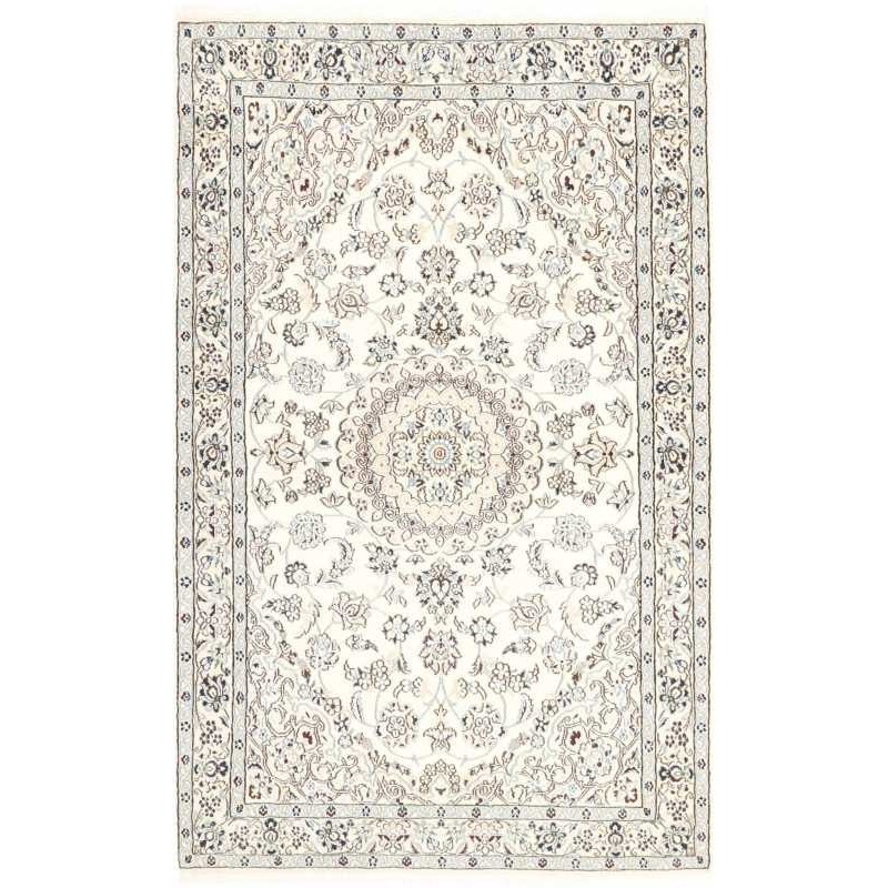 tappeto persia nain fine con seta cm 117x182