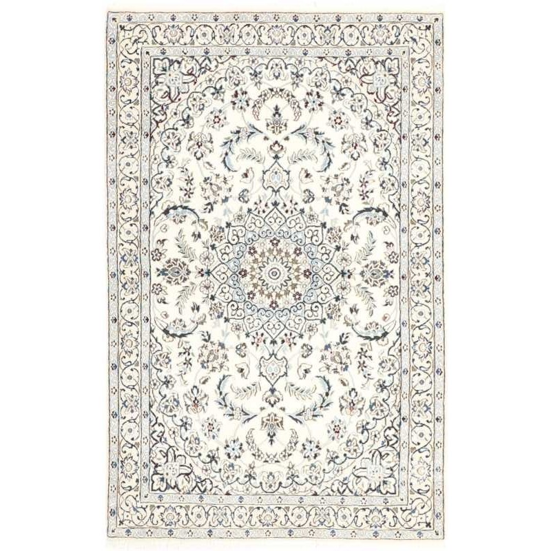 tappeto persia nain fine con seta cm 114x179
