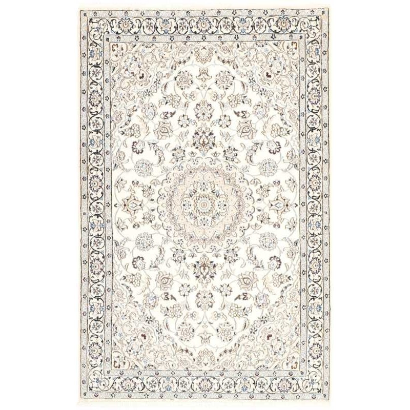 tappeto persia nain fine con seta cm 116x181