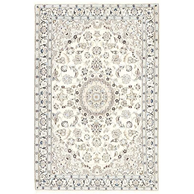 tappeto persia nain fine con seta cm 115x171