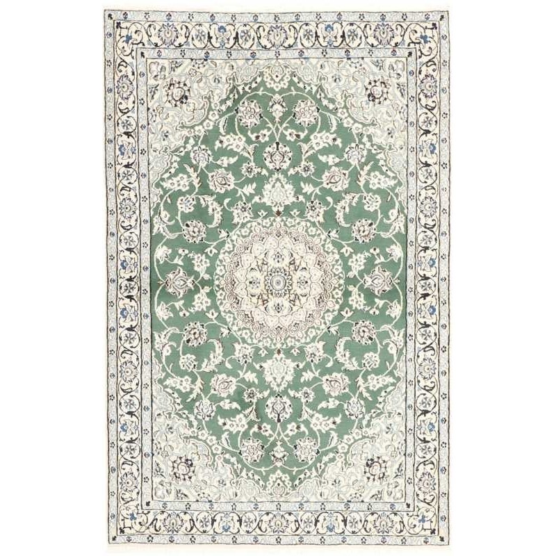 tappeto persia nain fine con seta cm 114x177