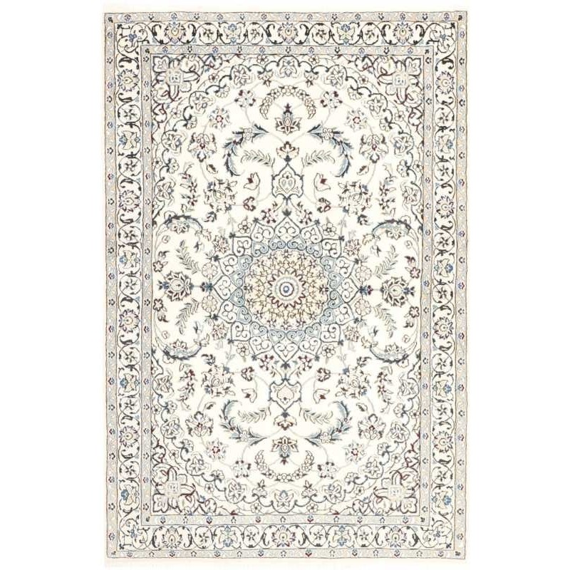 tappeto persia nain fine con seta cm 117x178