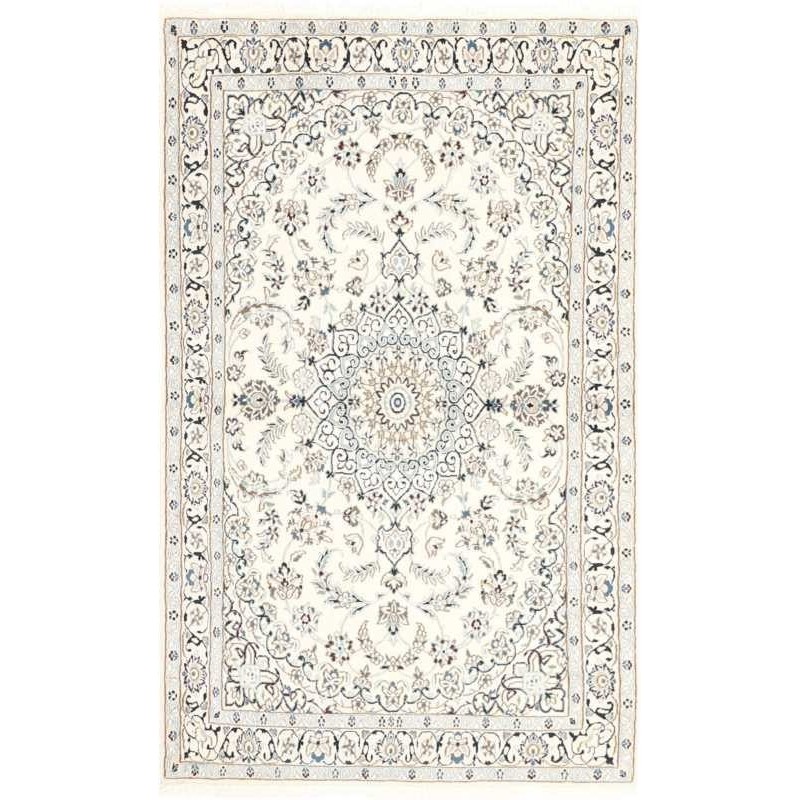 tappeto persia nain fine con seta cm 111x178