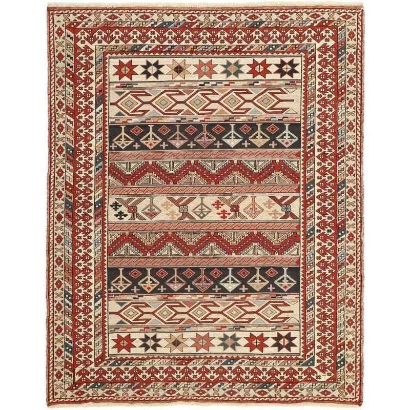 tappeto persia kelim sirjan cm 125x156