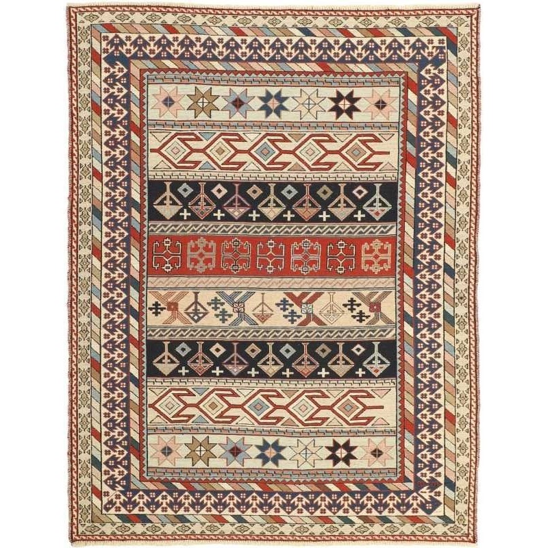 tappeto persia kelim sirjan cm 123x158