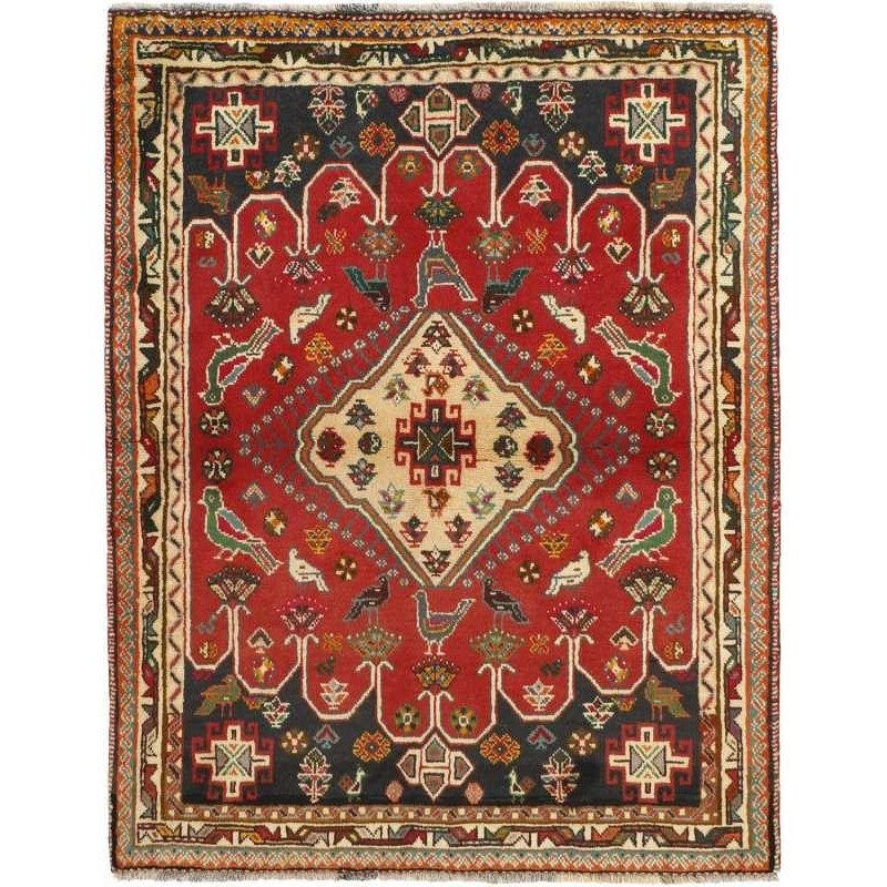 tappeto persia kashghai cm 124x160