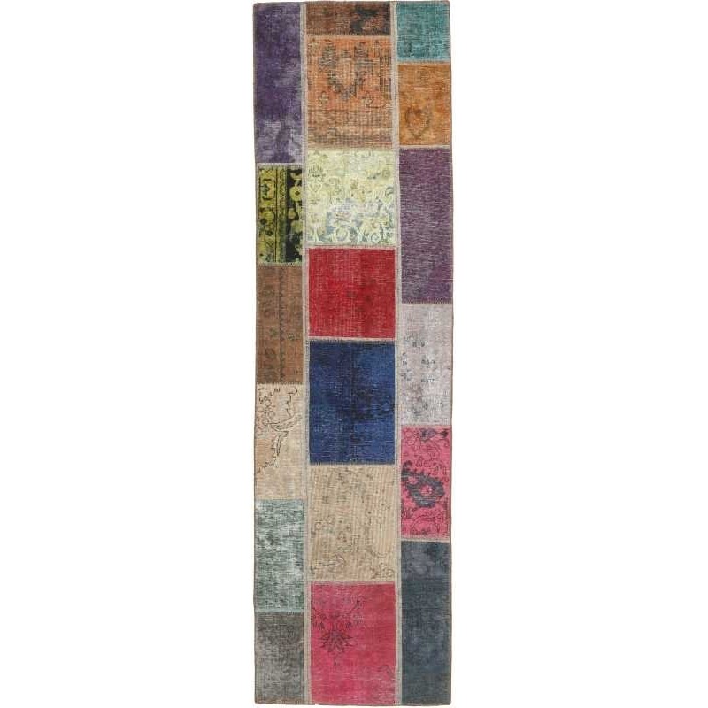 tappeto persia vintage patchwork cm 71x253