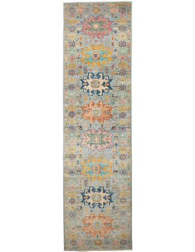 Tribal Pakistan grigio scuro e grigio 77x291