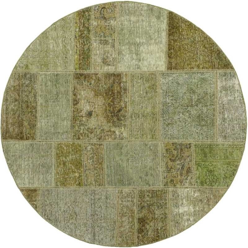 tappeto persia vintage patchwork cm 150x150 