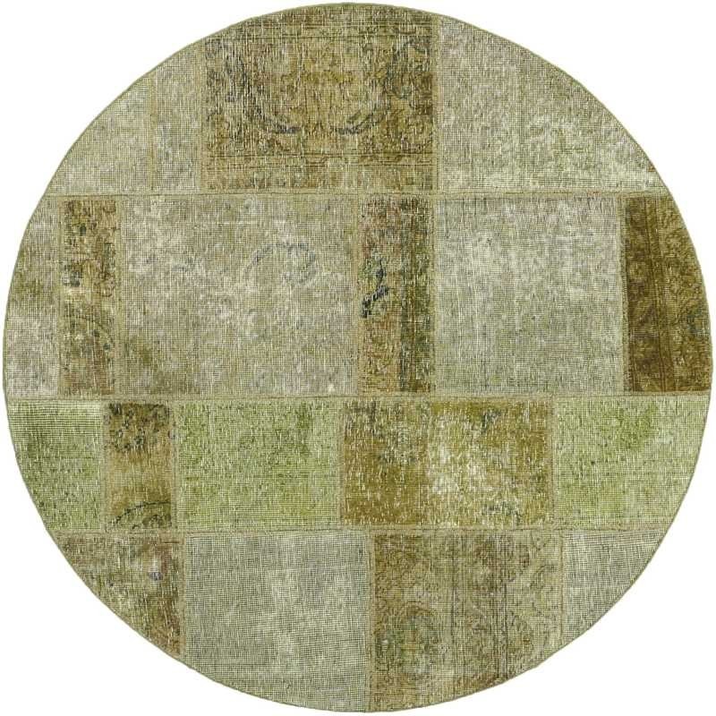tappeto persia vintage patchwork cm 150x150 