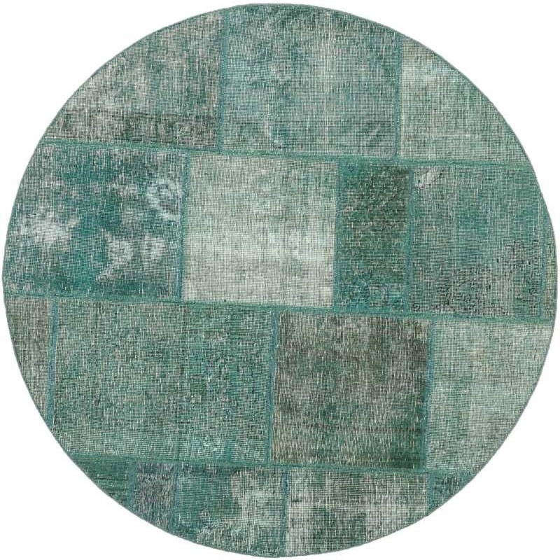tappeto persia vintage patchwork cm 150x150 