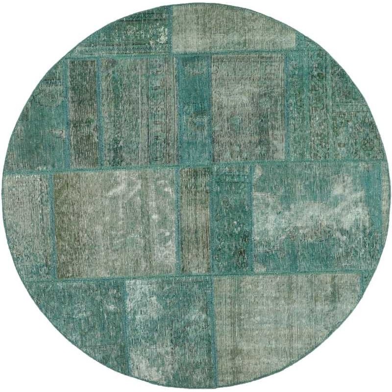 tappeto persia vintage patchwork cm 150x150 