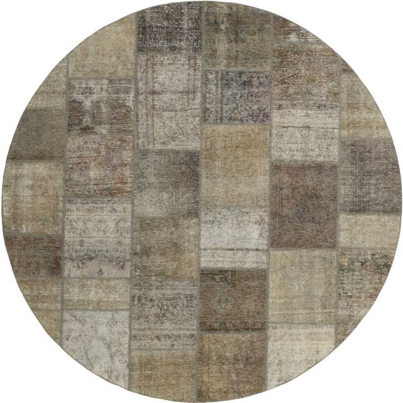 tappeto persia vintage patchwork cm 250x250 