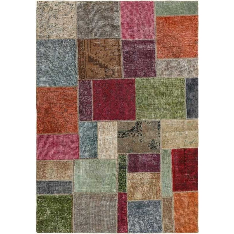 tappeto persia vintage patchwork cm 169x246 