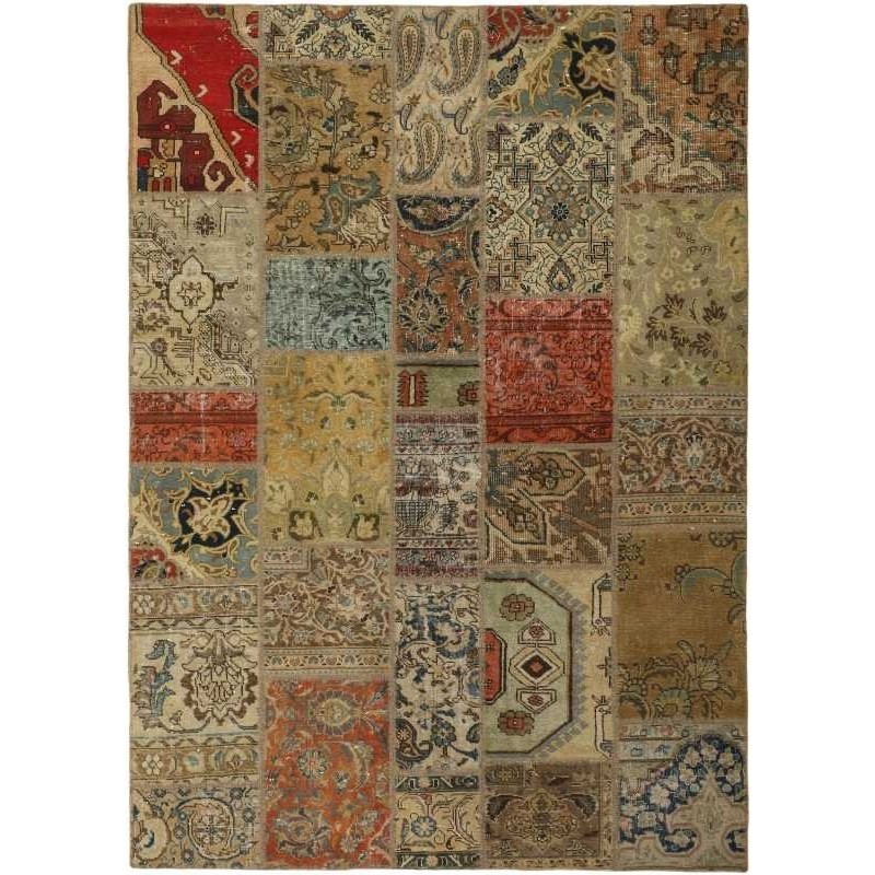 tappeto persia vintage patchwork cm 166x230 