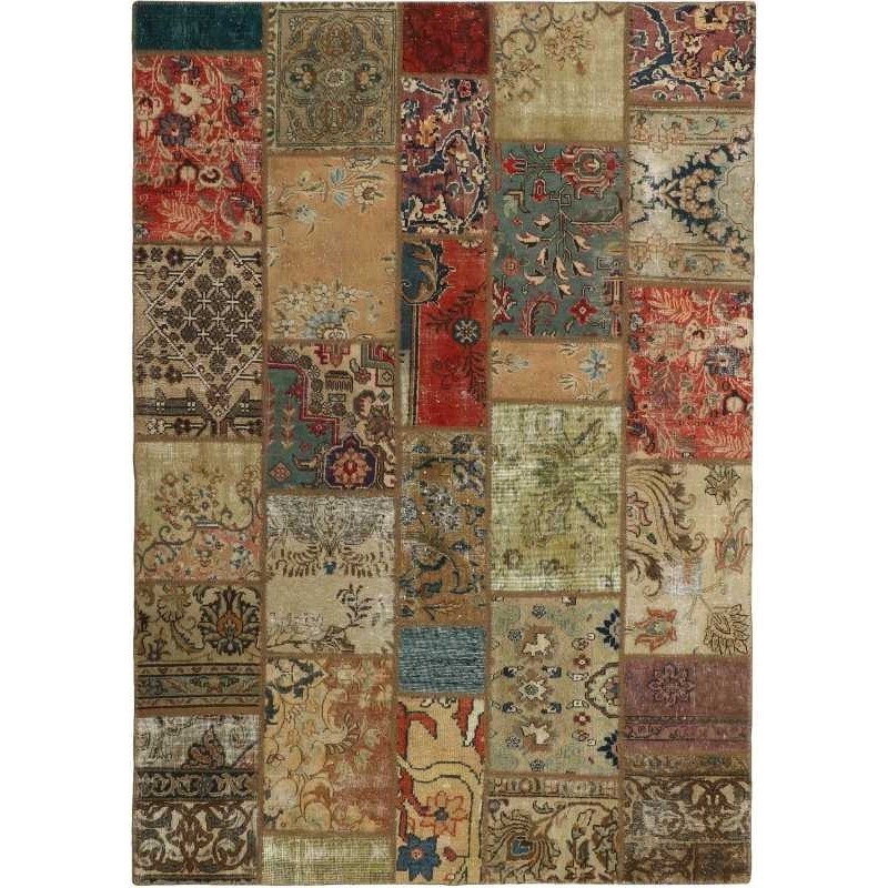 tappeto persia vintage patchwork cm 165x231 