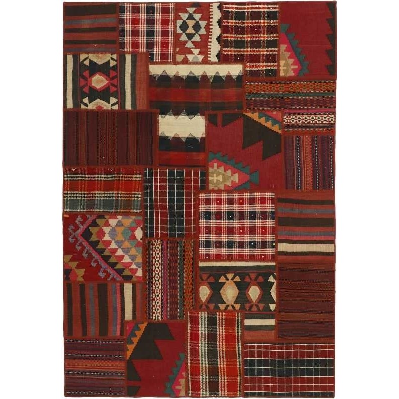 tappeto persia tekkeh kelim cm 141x204 