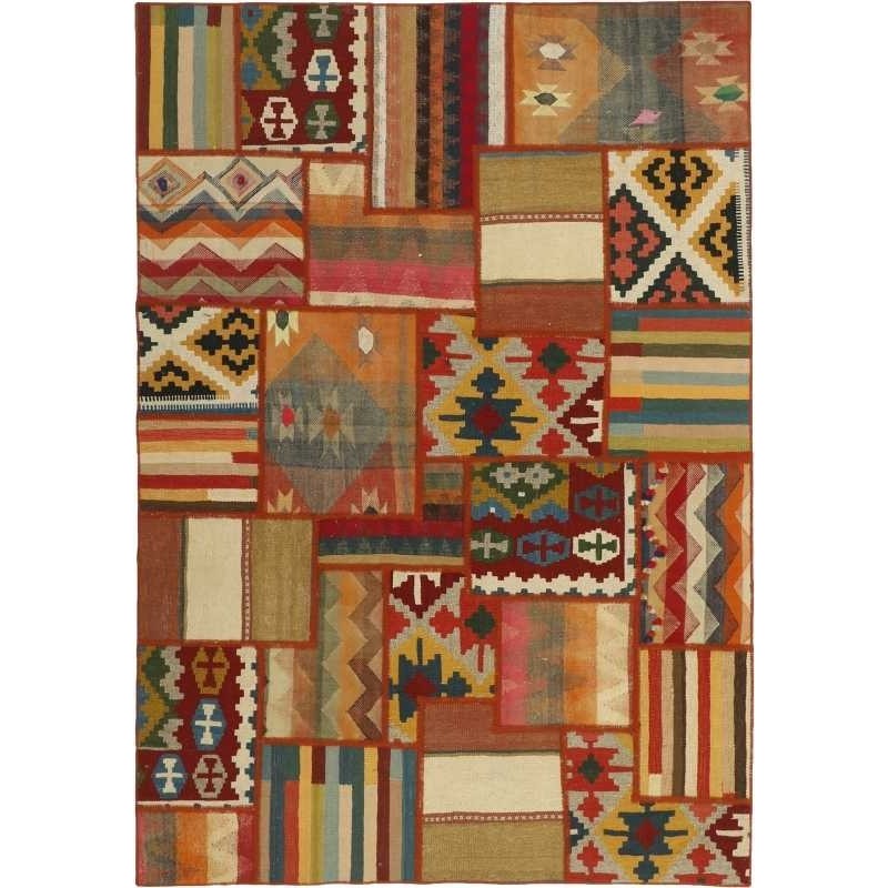 tappeto persia tekkeh kelim cm 142x203 