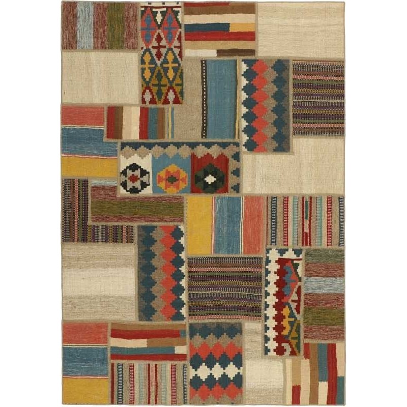tappeto persia tekkeh kelim cm 141x201 