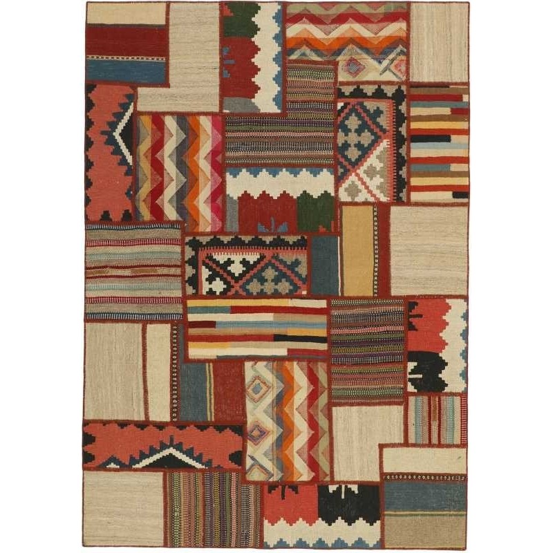 tappeto persia tekkeh kelim cm 142x202 