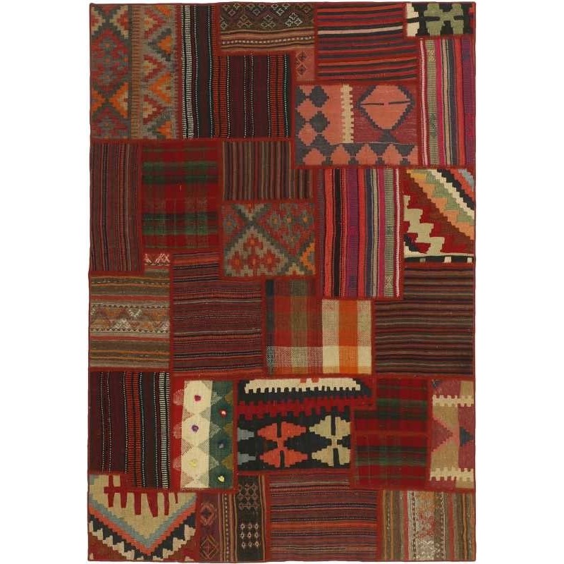 tappeto persia tekkeh kelim cm 140x202 