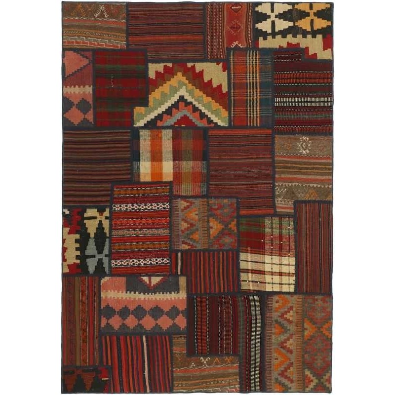 tappeto persia tekkeh kelim cm 140x203 