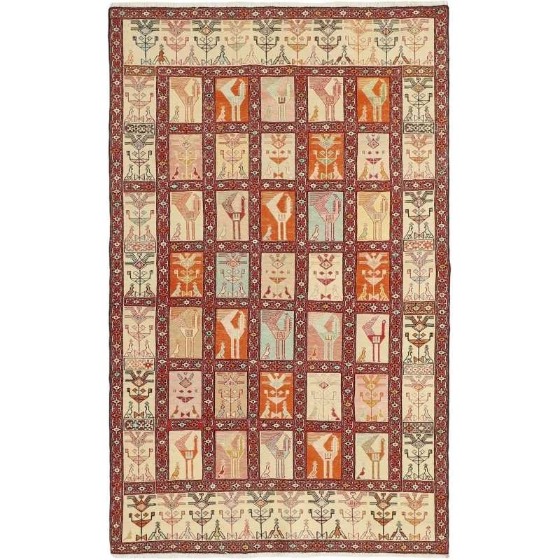 tappeto persia sumak shahsavan cm 122x204 
