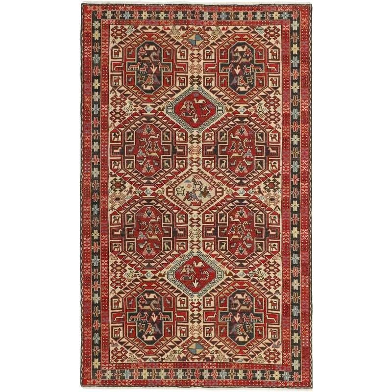 tappeto persia sumak shahsavan cm 125x206 