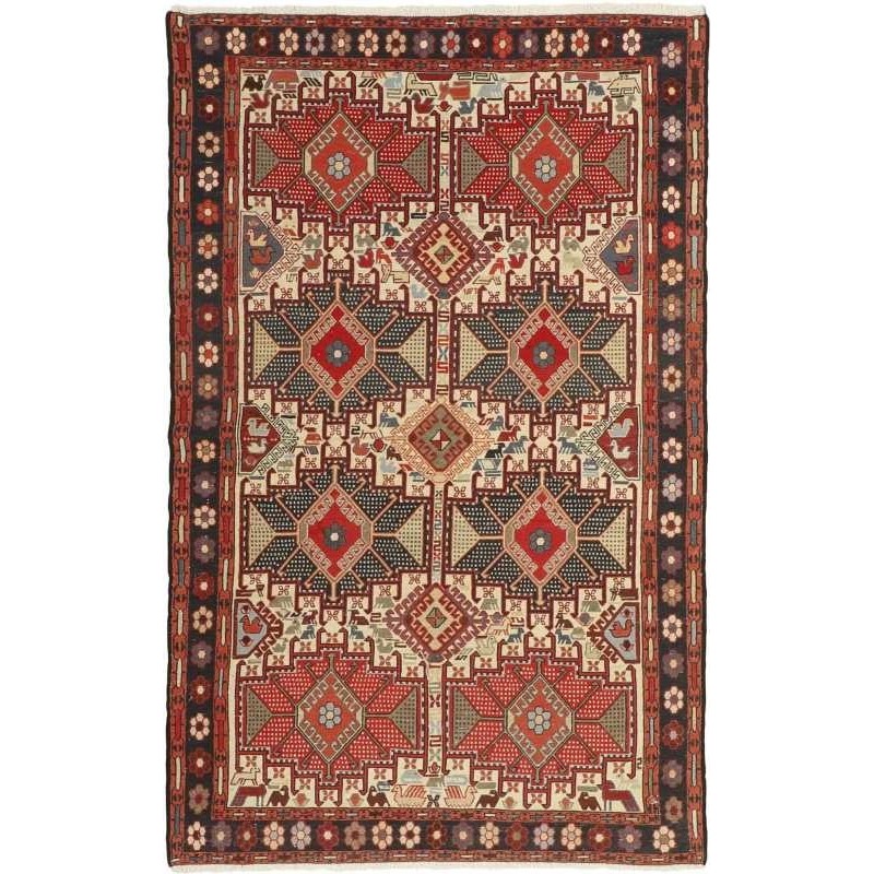 tappeto persia sumak shahsavan cm 120x190 
