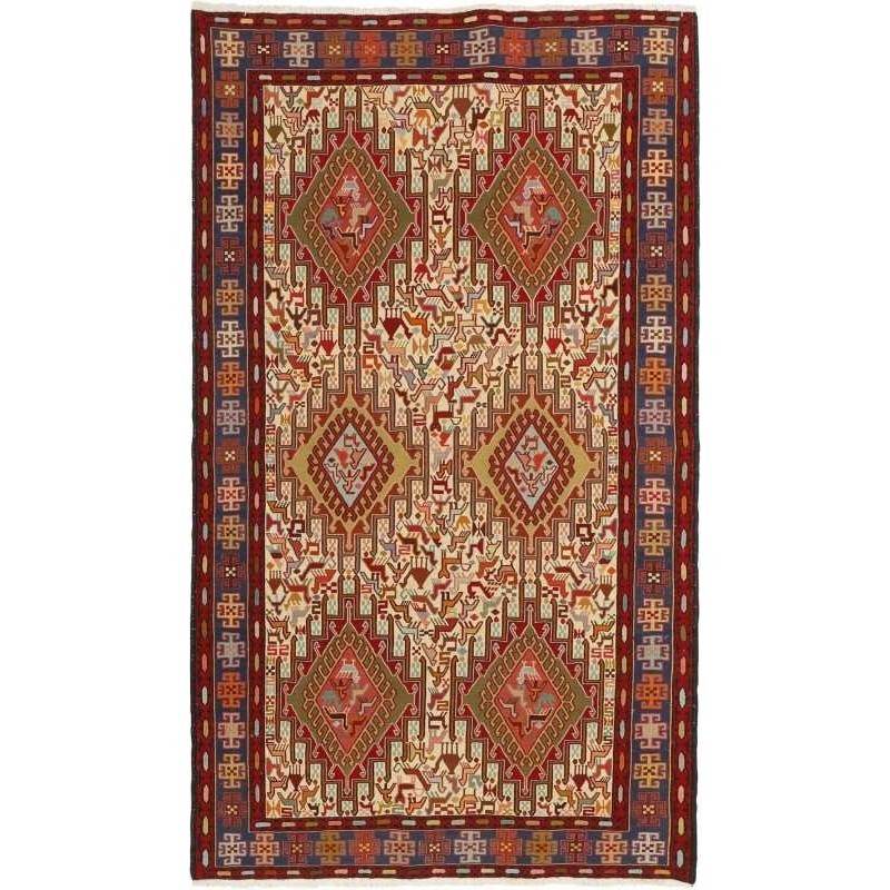 tappeto persia sumak shahsavan cm 120x206 