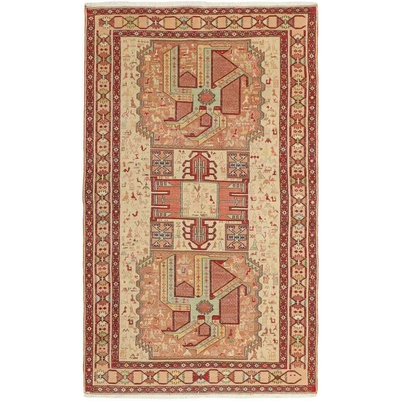 tappeto persia sumak shahsavan cm 118x195 