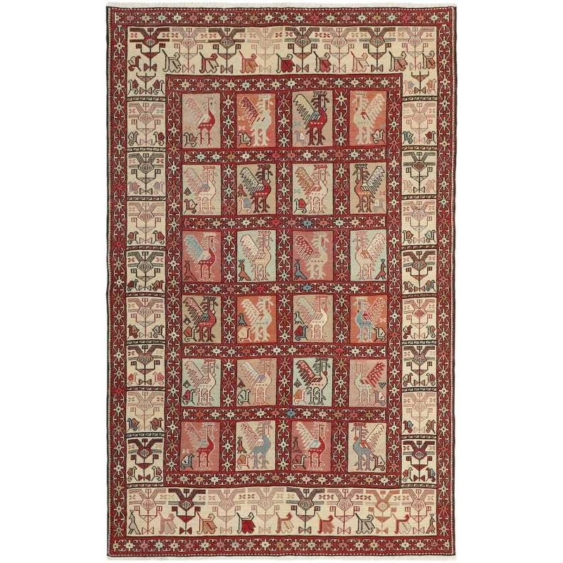 tappeto persia sumak shahsavan cm 123x200 