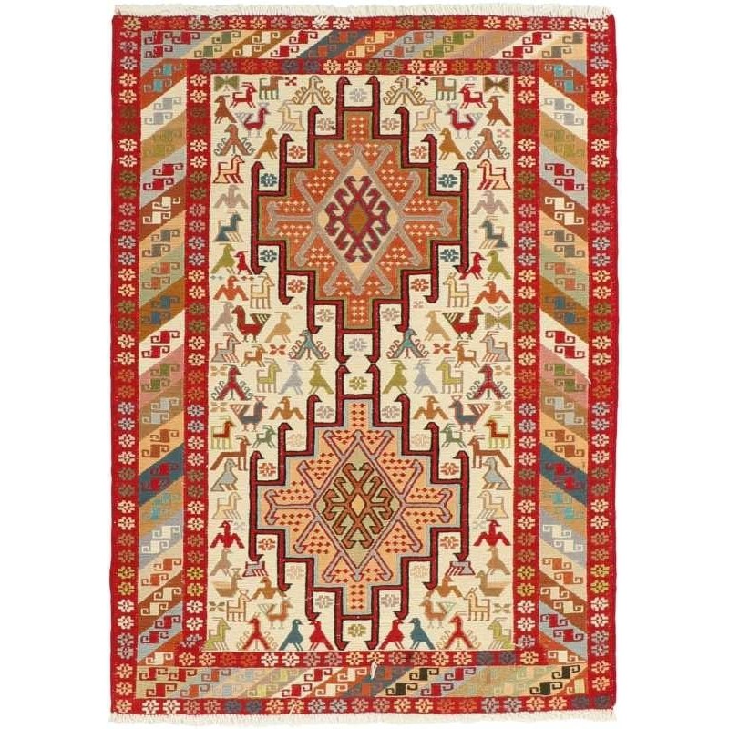 tappeto persia sumak shahsavan cm 72x102 
