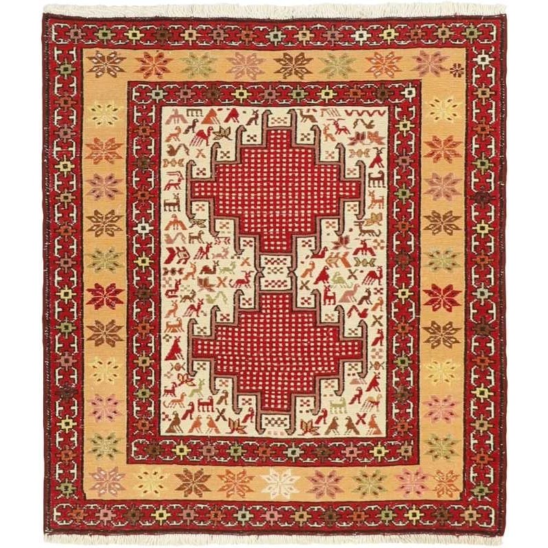 tappeto persia sumak shahsavan cm 75x85 