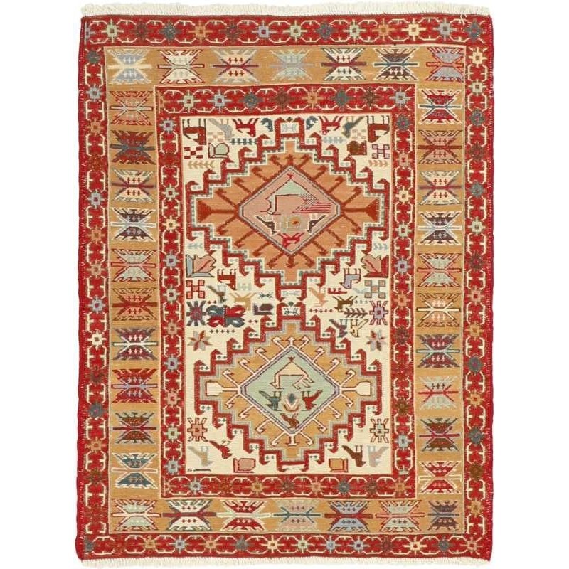 tappeto persia sumak shahsavan cm 72x95 
