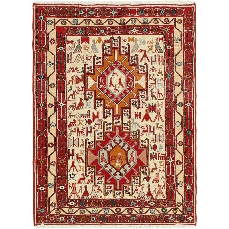 tappeto persia sumak shahsavan cm 74x96 