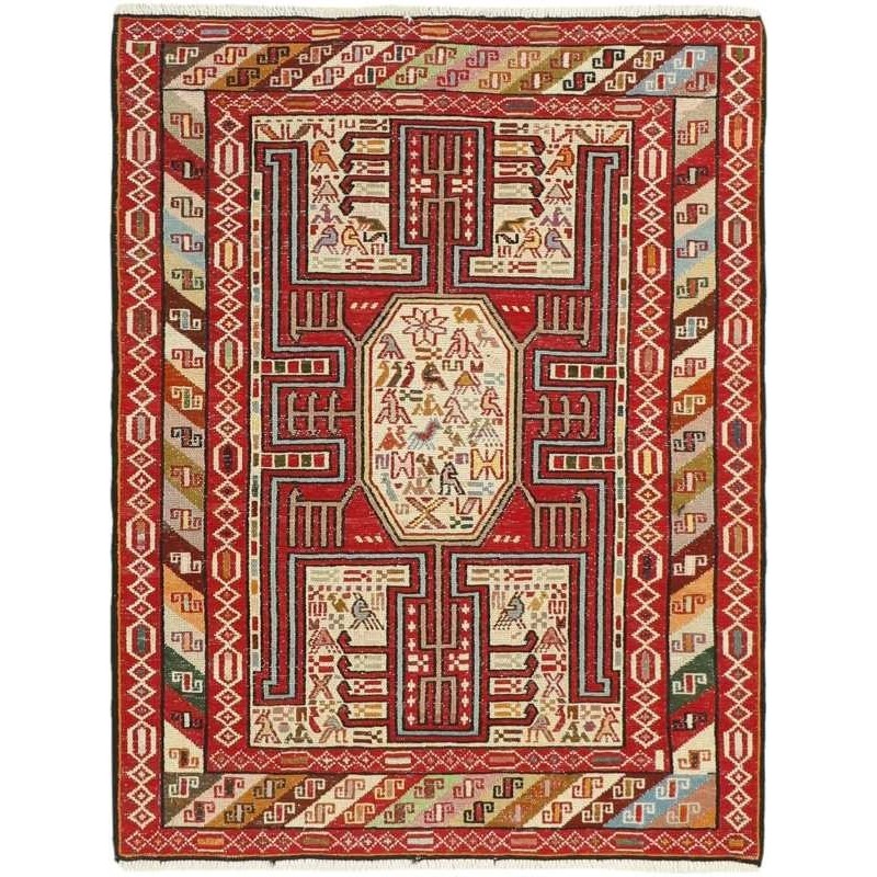 tappeto persia sumak shahsavan cm 77x101 