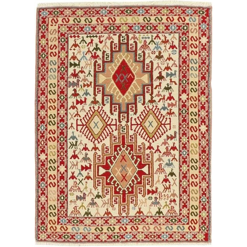 tappeto persia sumak shahsavan cm 74x95 