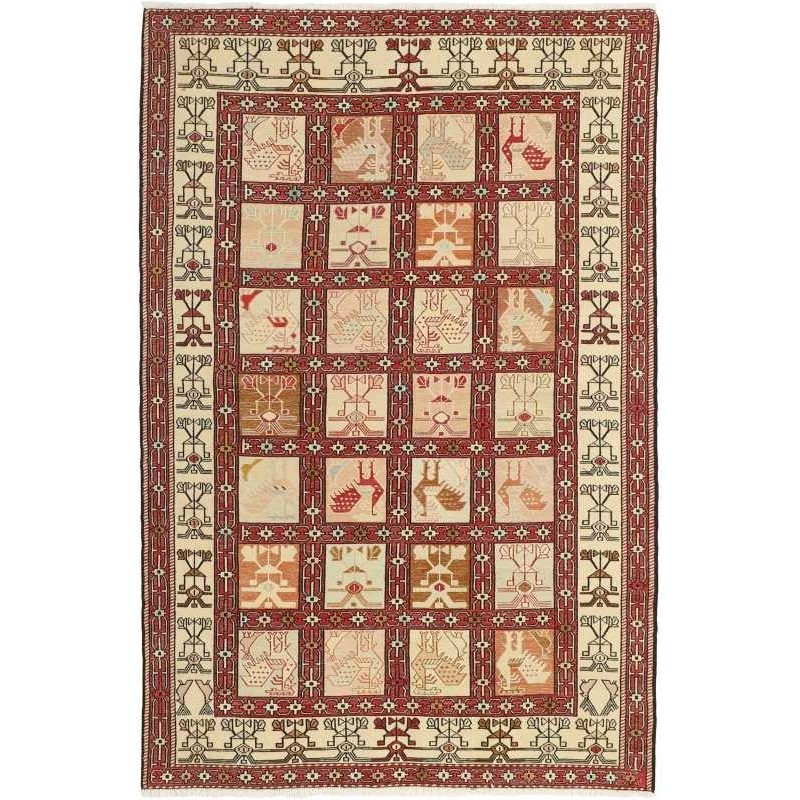tappeto persia sumak shahsavan cm 119x188 