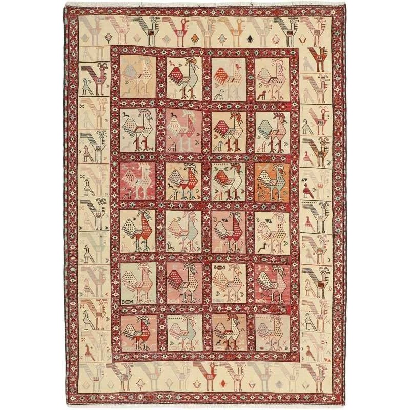 tappeto persia sumak shahsavan cm 127x184 