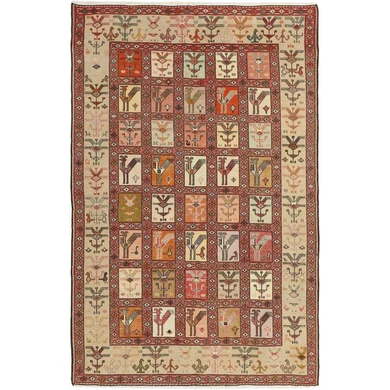 tappeto persia sumak shahsavan cm 122x189 