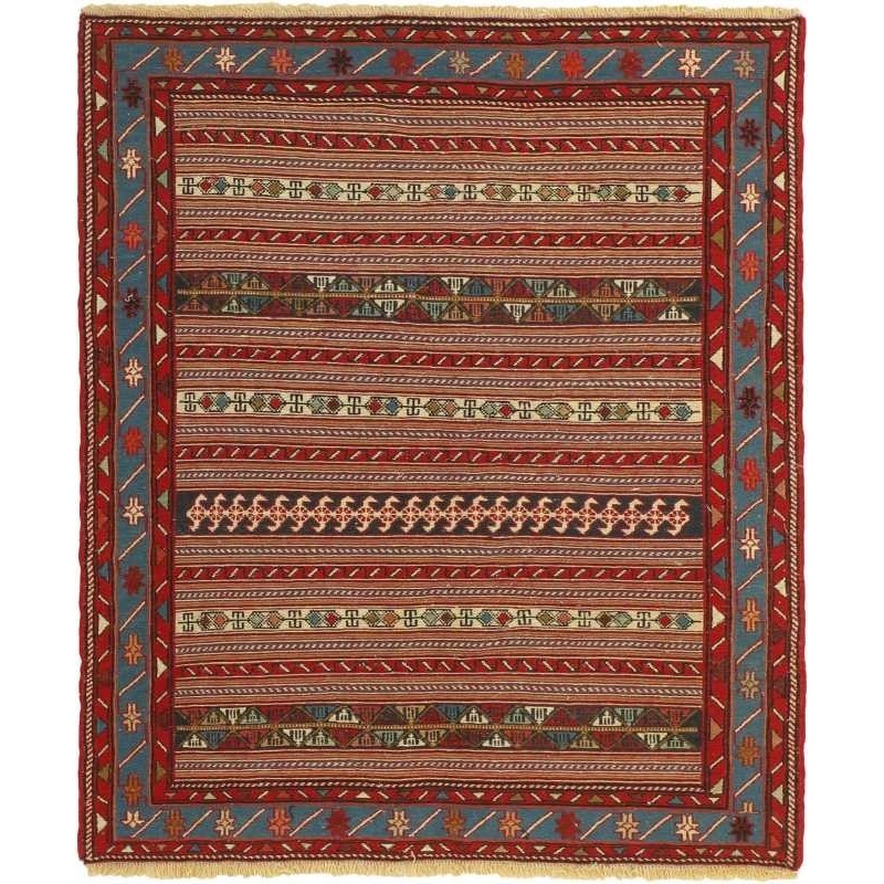tappeto persia sumak shahsavan cm 115x133 