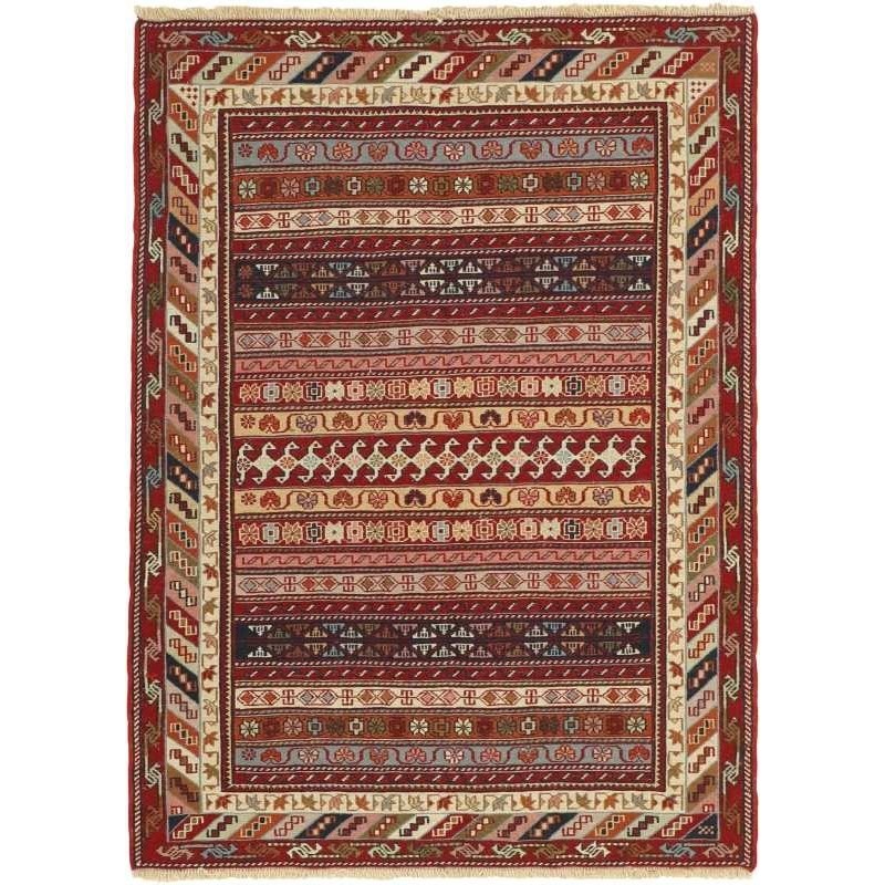tappeto persia sumak shahsavan cm 105x144 