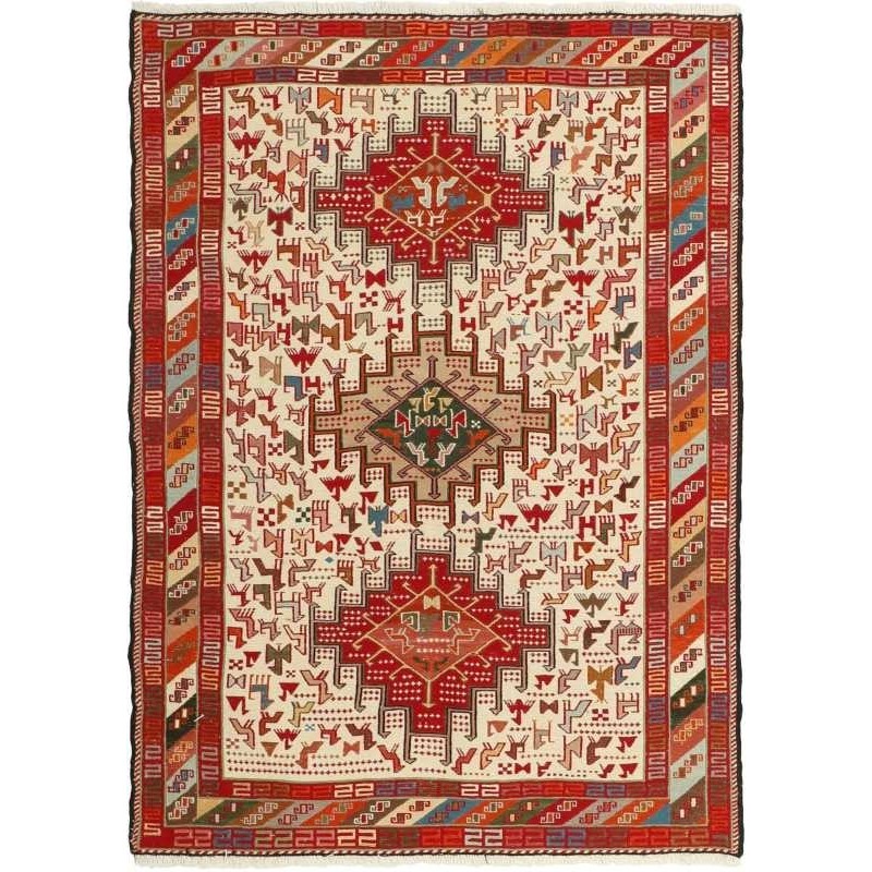 tappeto persia sumak shahsavan cm 103x141 