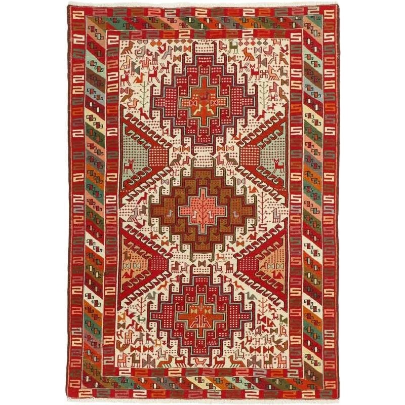 tappeto persia sumak shahsavan cm 101x147 